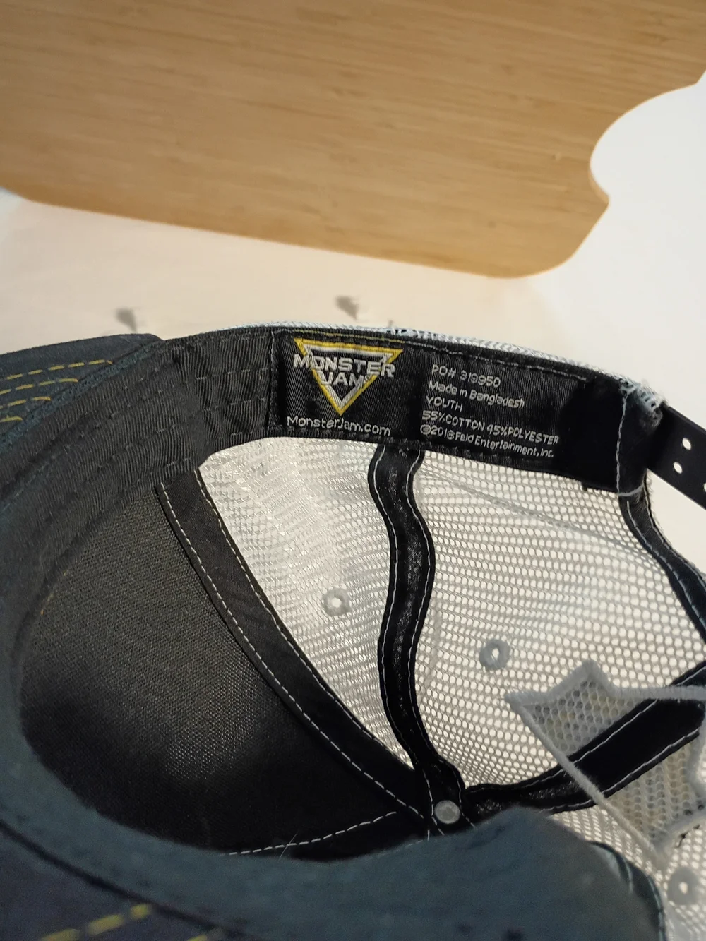 BRODOZER Skull Logo Trucker Hat - Black & Yellow